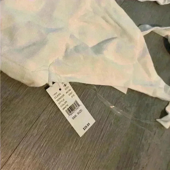 Pacsun bandeau Halter Cropped Tie tank new with tags small - Picture 5 of 5